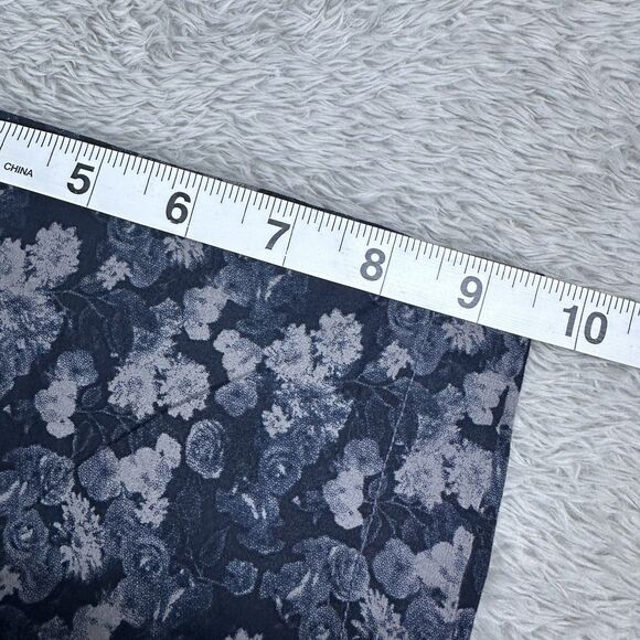 Levis Mens XL Floral Shirt Navy Black Button Up Short‎ Sleeve Versatile Classic - Picture 5 of 11